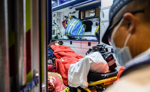 Une ambulance chinoise, illustration