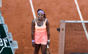 Serena Williams face à Timea Bascinszky, le 4 juin 2015