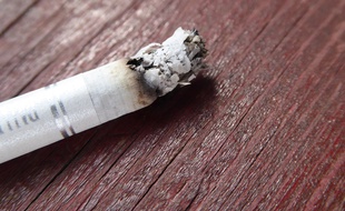 Un mégot de cigarette (illustration).