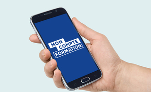 L'application Mon compte personnel de formation (illustration).