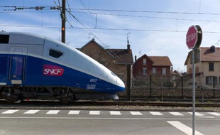 Un TGV opéré par la SNCF à Belfort