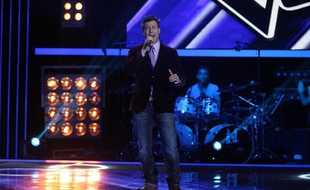 Chris, l'ex-leader des G-Squad sur le plateau de «The Voice».