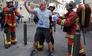 Un supporter anglais le 11 juin à Marseille