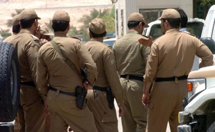 Des forces de sécurité saoudiennes, le 23 juin 2006 à Riyad