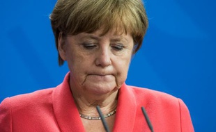 La chancelière allemande Angela Merkel lors d'une conférence de presse à Berlin, le 2 juin 2016