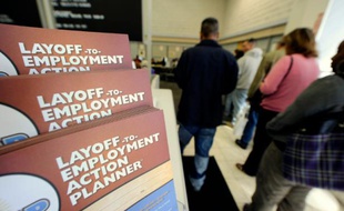 Des demandeurs d'emploi, le 9 novembre 2010 à Las Vegas