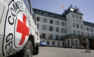 Le siège du Comité International de la Croix-Rouge, à Genève, en Suisse.