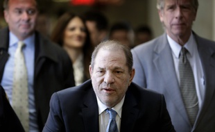 Harvey Weinstein à son arrivée au tribunal de Manhattan, le 24 février 2020.