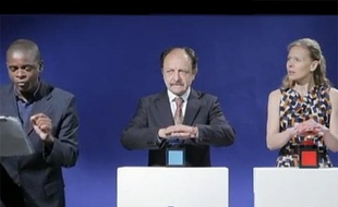 Capture d'écran du spot de campagne de Philippe Poutou pour la présidentielle 2012.