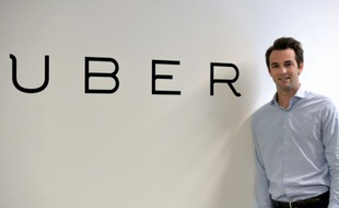 Thibaud Simphal, directeur général d'Uber France, le 19 Mai 2015 à Paris