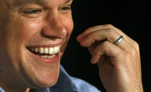 Matt Damon à la conférence de presse.