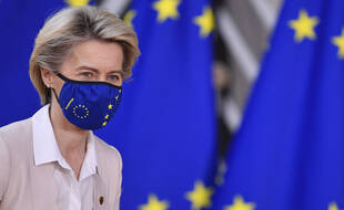 Ursula von der Leyen, présidente de la Commission européenne, à Bruxelles, le 10 décembre 2020. (illustration)