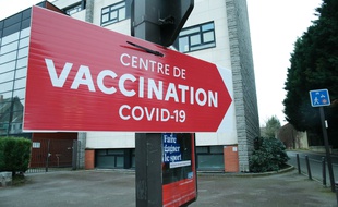 Un centre de vaccination, à Douai le 16 janvier 2021.