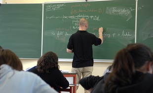 Un cours d'anglais dans un collège francilien.