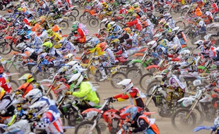 Les concurrents de l'Enduropale vont tous recevoir une médaille numérique