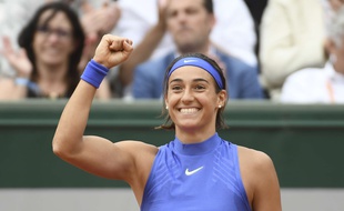 Caroline Garcia est la seule Française à avoir gagné son match sur le court n°1