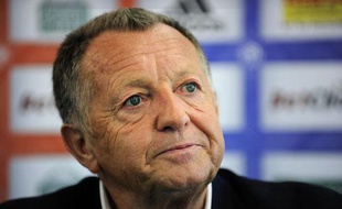 Jean-Michel Aulas face aux journalistes, le 26 septembre 2010