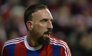 Franck Ribéry lors du match avec le Bayern Munich en décembre 2014.