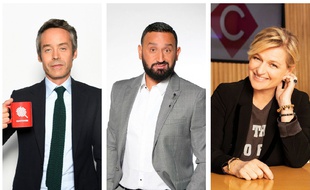 Yann Barthès, Cyril Hanouna et Anne-Elisabeth Lemoine.