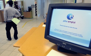 Une agence Pôle emploi à Strasbourg. (Illustration)