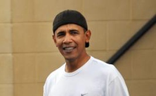 Barack Obama est un homme cool. En tout cas quand il part faire son jogging, comme ici le 27 décembre 2008 à Hawaï.