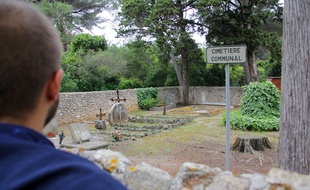 Le cimetière communal de l'ile Sainte-Marguerite.