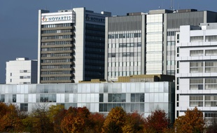 Le siège du géant pharmaceutique Novartis à Bâle, le 27 octobre 2015