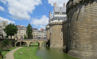 Nantes, le 7 septembre 2014: le château des ducs de Bretagne.
