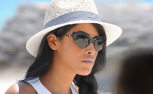 Ayem Nour à Saint-Tropez le 18 juillet 2014