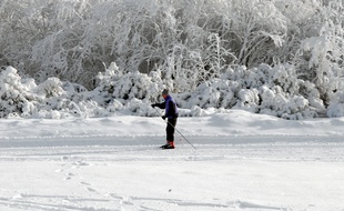 Illustration. Ski dans les Vosges. Le 16 12 2007