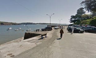 Le petit port de Nevez dans le sud du Finistère.