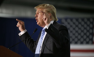 Le républicain Donald Trump, le 5 décembre 2015 dans l'Iowa.