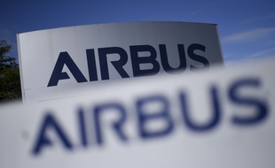 Le logo d'Airbus. Illustration