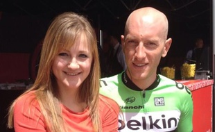 Jos van Emdem et sa future femme Kimberly Herpelinck.