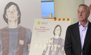 Johan Cruyff lors de la première de