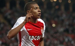Kylian Mbappé à Monaco lors de ASM-Saint-Etienne le 17 mai 2017.