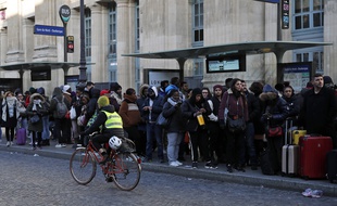 Aux abords de la gare du Nord, ce mardi