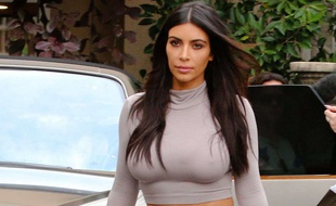 Kim Kardashian le 19 décembre à Los Angeles.