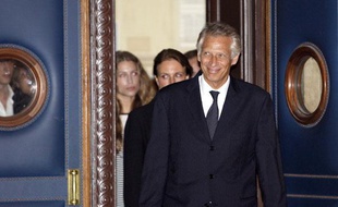 Clearstream: Dominique de Villepin arrive au Palais de Justice de Paris, lundi 21 septembre.