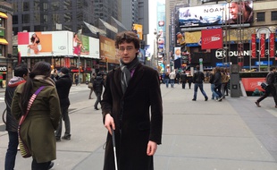 Charles-Edouard Catherine, ici dans les rues de New York.
