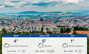 Météo Clermont-Ferrand: Prévisions du dimanche 20 janvier 2019