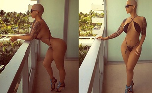 Amber Rose, en janvier 2015.