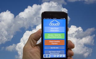 L'application Globe Observer permet d'envoyer les photos de vos nuages à la NASA.