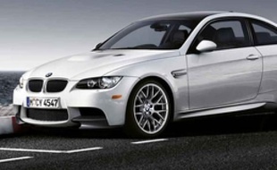 La BMW M3 équipée de ses nouveaux accessoires.