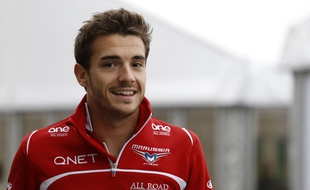 Jules Bianchi le 5 octobre 2014 à Suzuka au Japon.