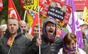 Environ 600 personnes ont manifesté contre la loi travail à Lille.