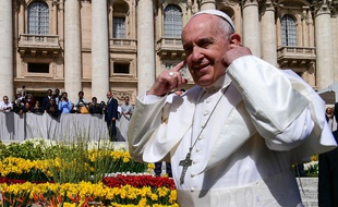 Le Pape François, le 24 avril 2019 au Vatican.