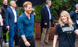 Le prince Harry aux studios Abbey Road en février 2020