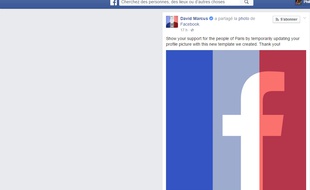 Facebook a activé une option pour habiller les photos de profils d'un drapeau français.