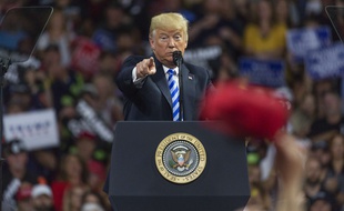Donald Trump à Charleston, le 21 août 2018.
